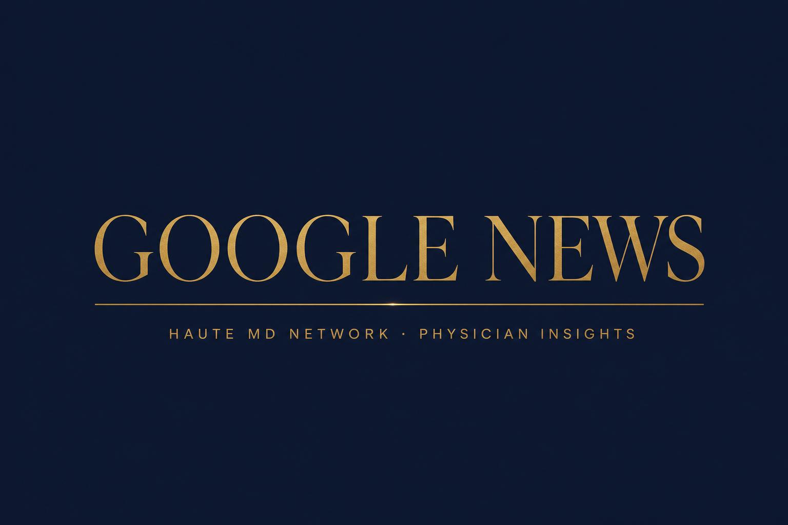 Google News for Physicians: Why Editorial Coverage Matters More Than Ever — Haute MD Network editorial feature