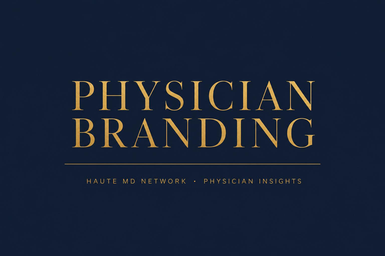 The ROI of Physician Branding: Why $1,500/Year Pays for Itself — Haute MD Network editorial feature