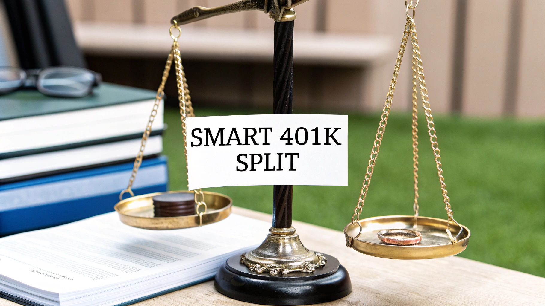 how to split a 401k in a divorce