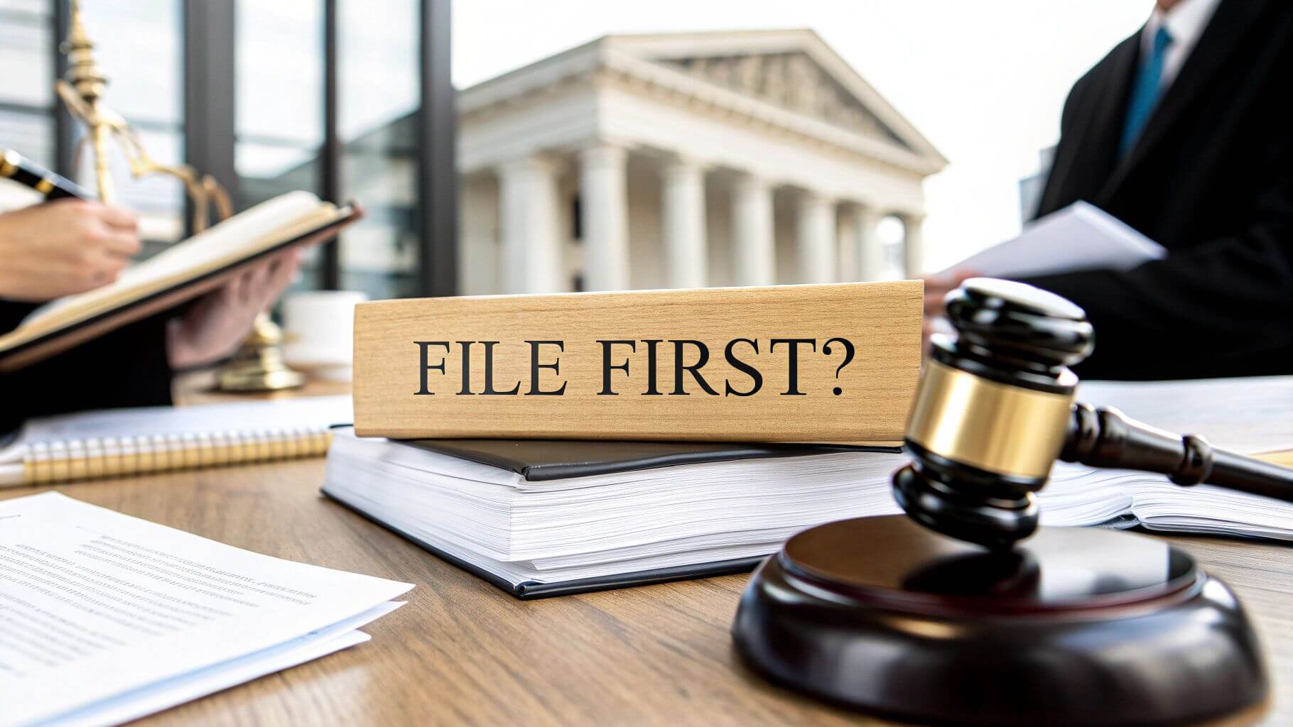 is it better to file for divorce first