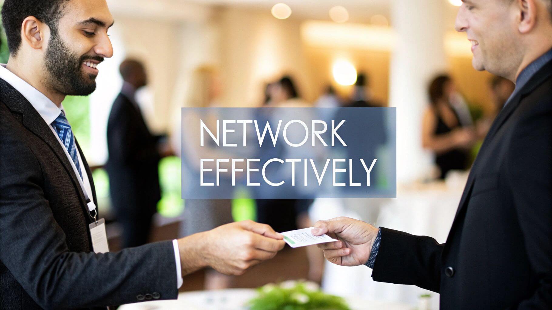 how to network effectively