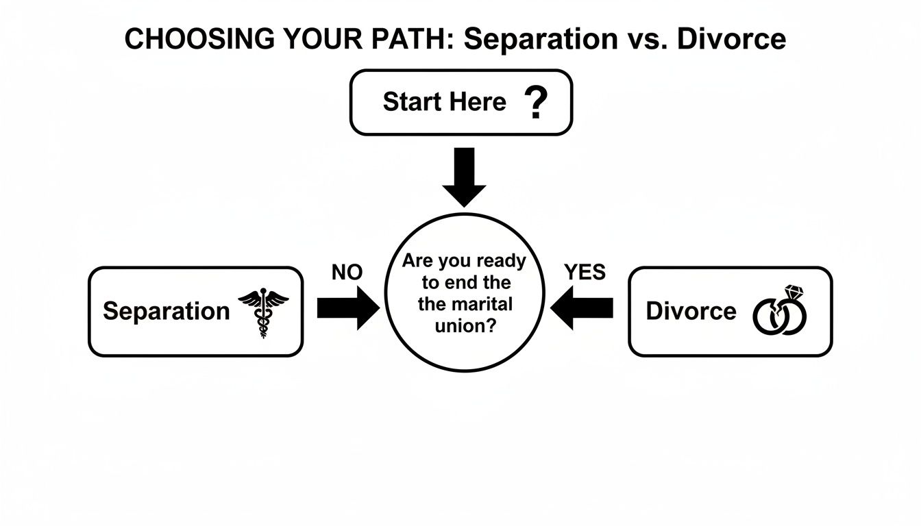 CHOOSING YOUR PATH Separation vs Divorce - Haute Lawyer
