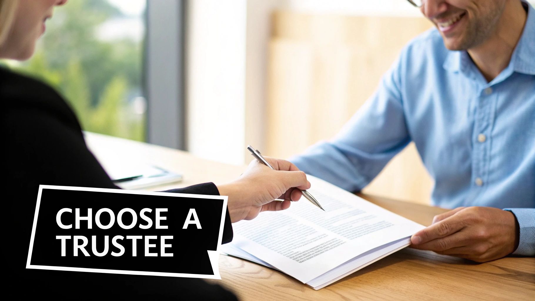 CHOOSE A TRUSTEE - Haute Lawyer