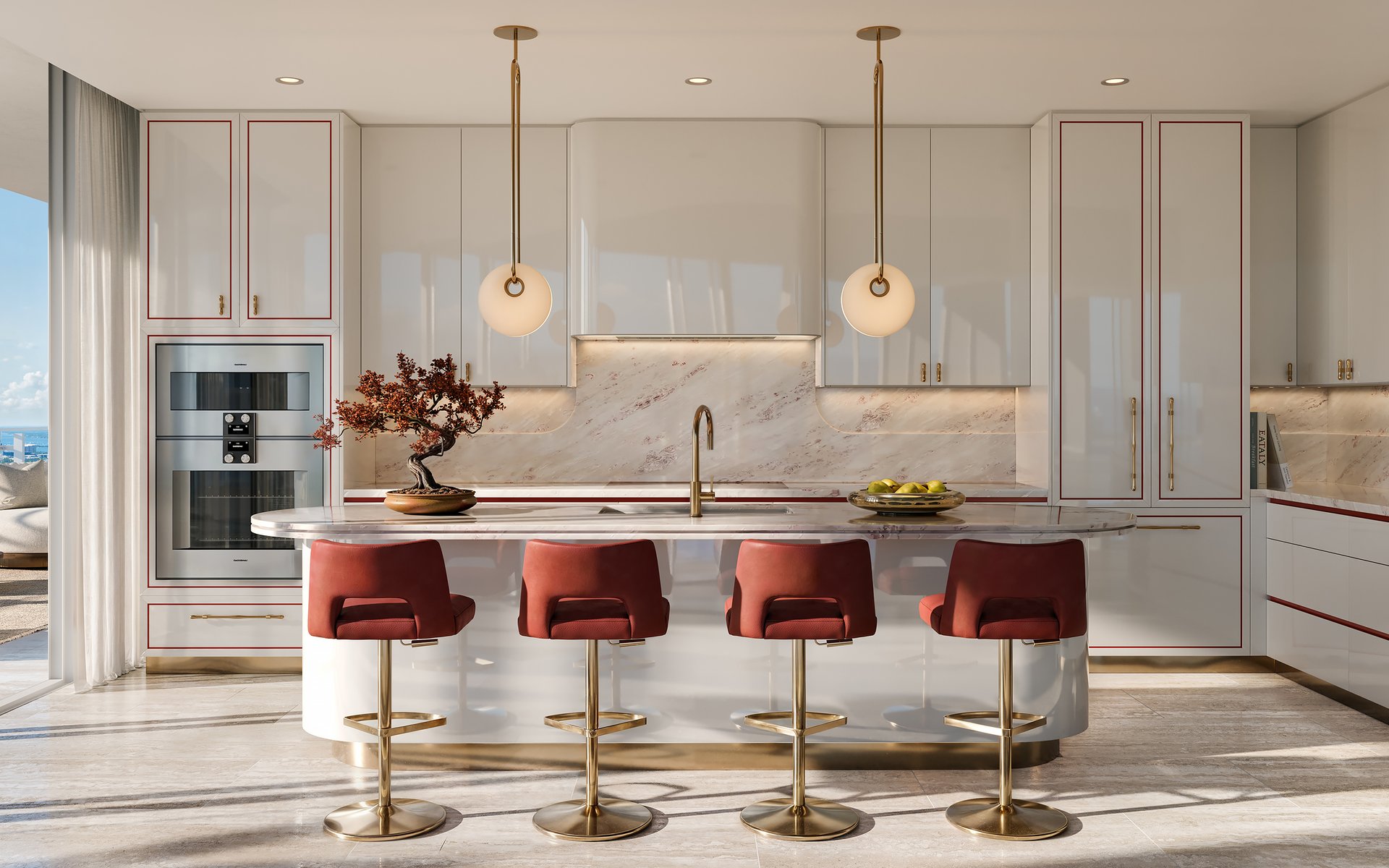 Faena Residences Miami residence floor plan rendering