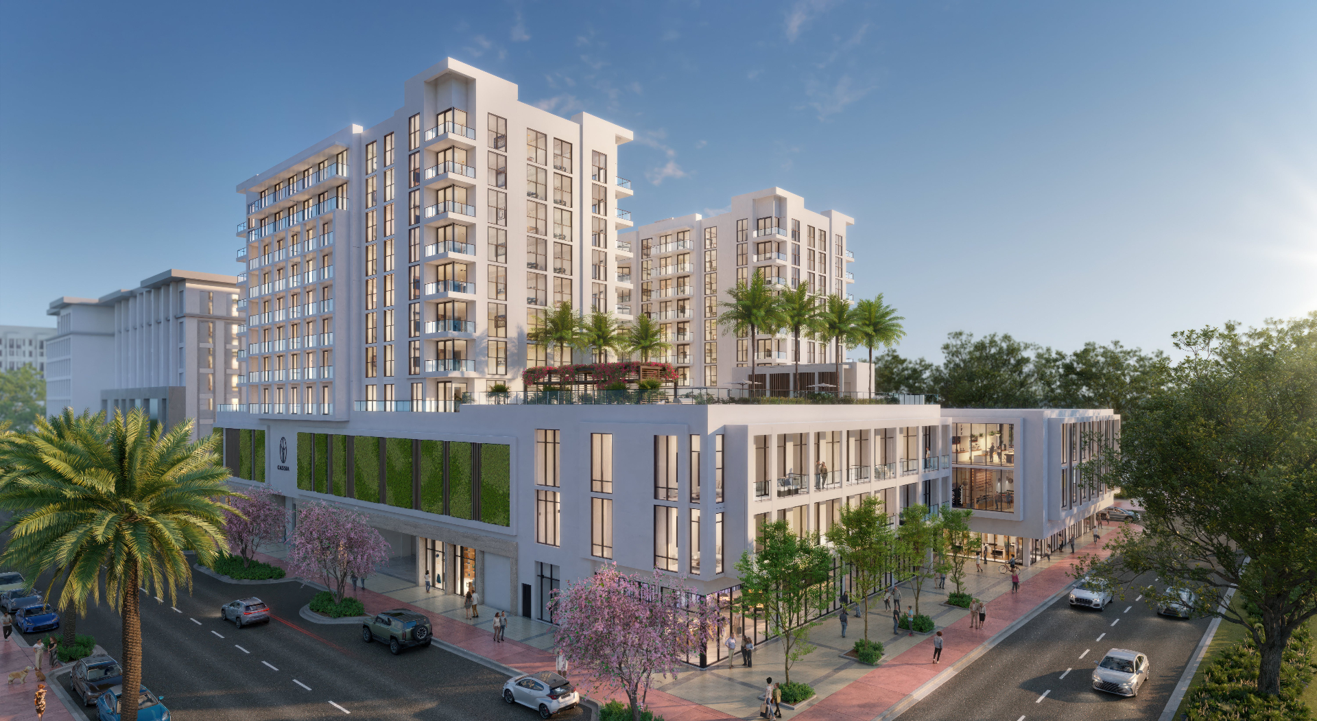 South Florida luxury residential project under construction