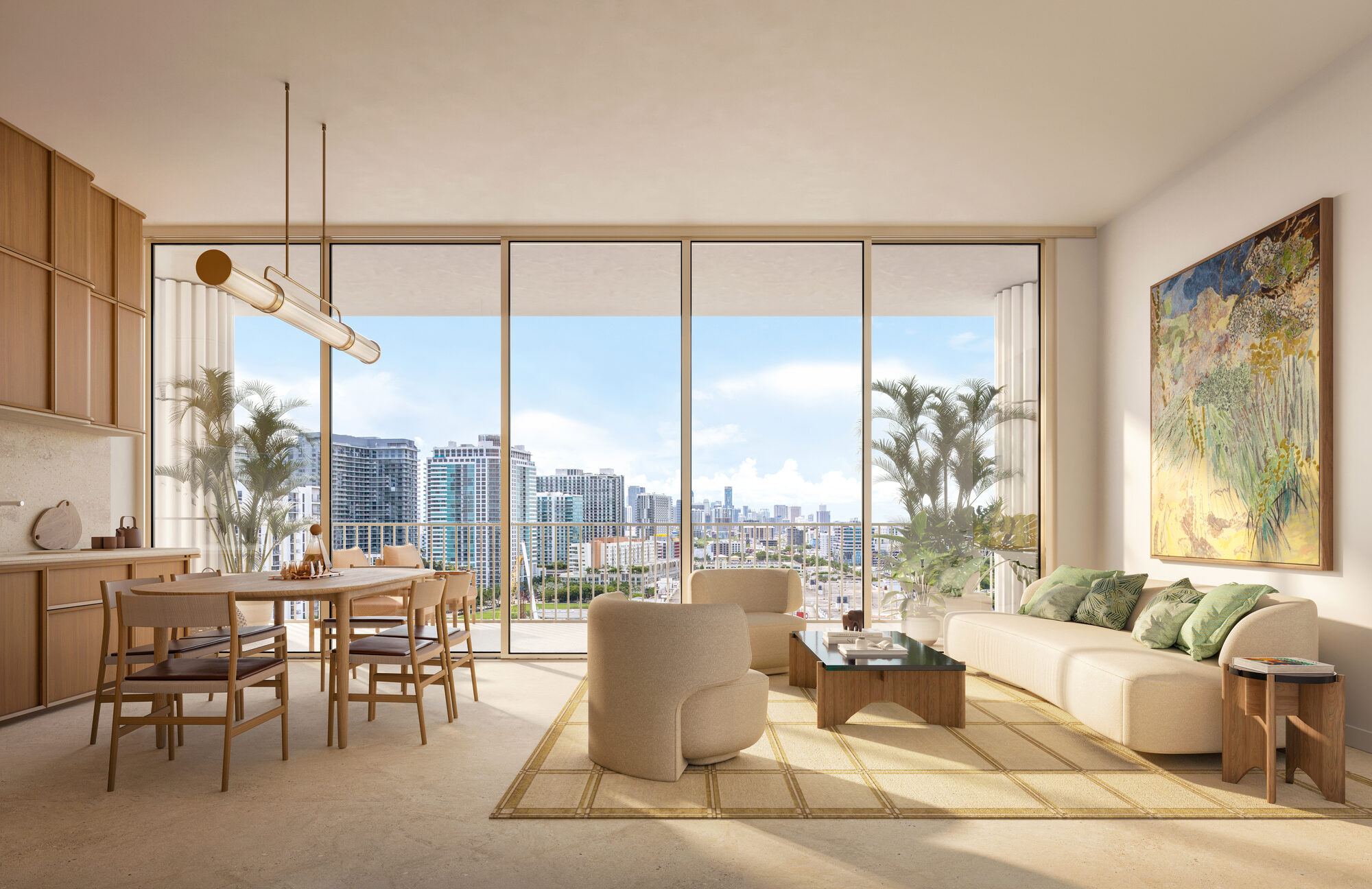 Bayfront-adjacent residence interior