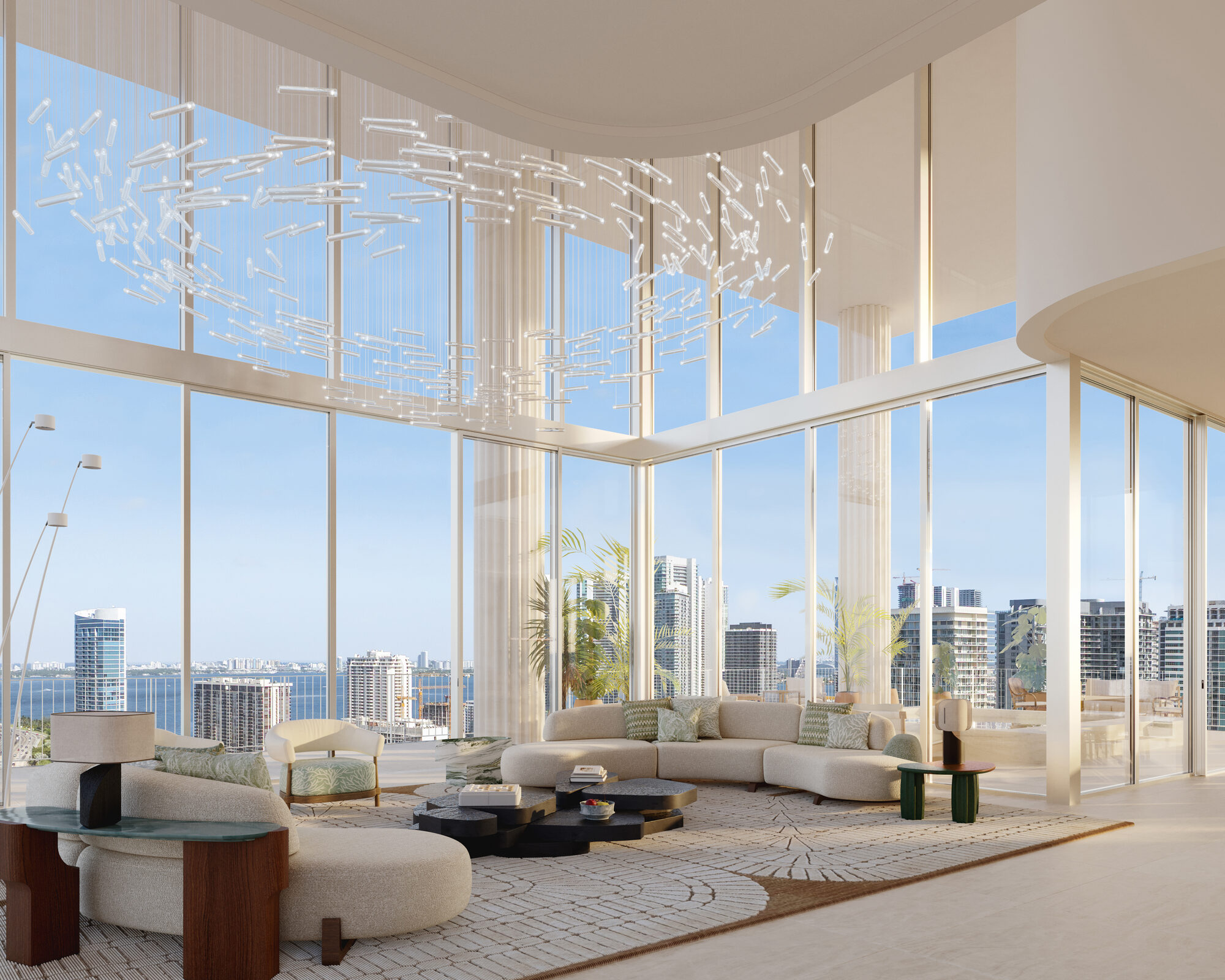 Design District residence living room