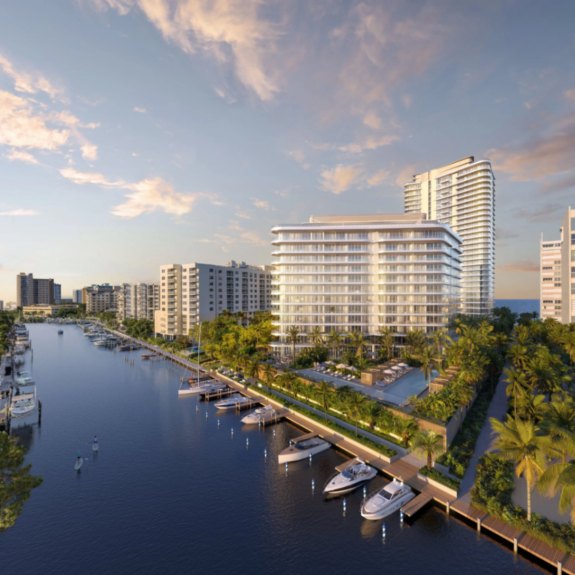 Intracoastal waterway views from The Ritz-Carlton Residences, Pompano Beach