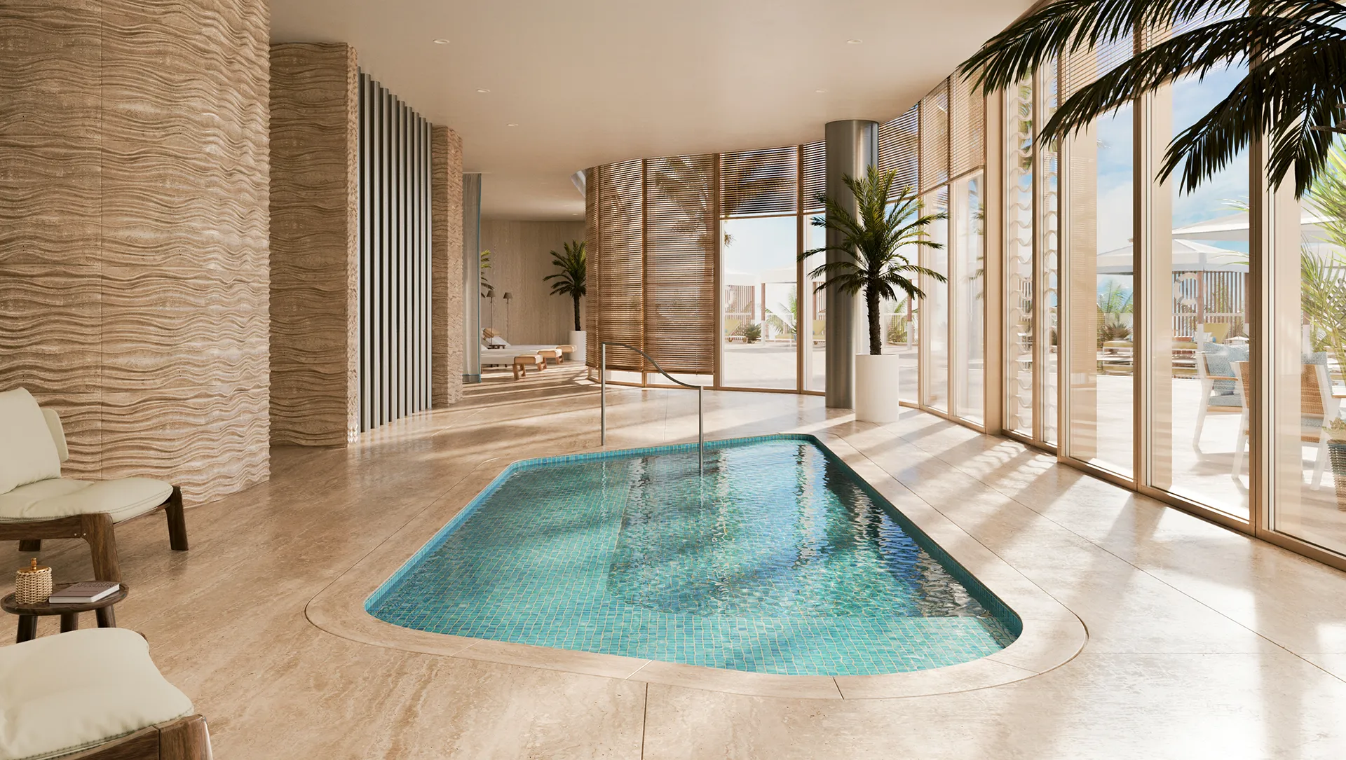 Four Seasons Coconut Grove indoor spa pool