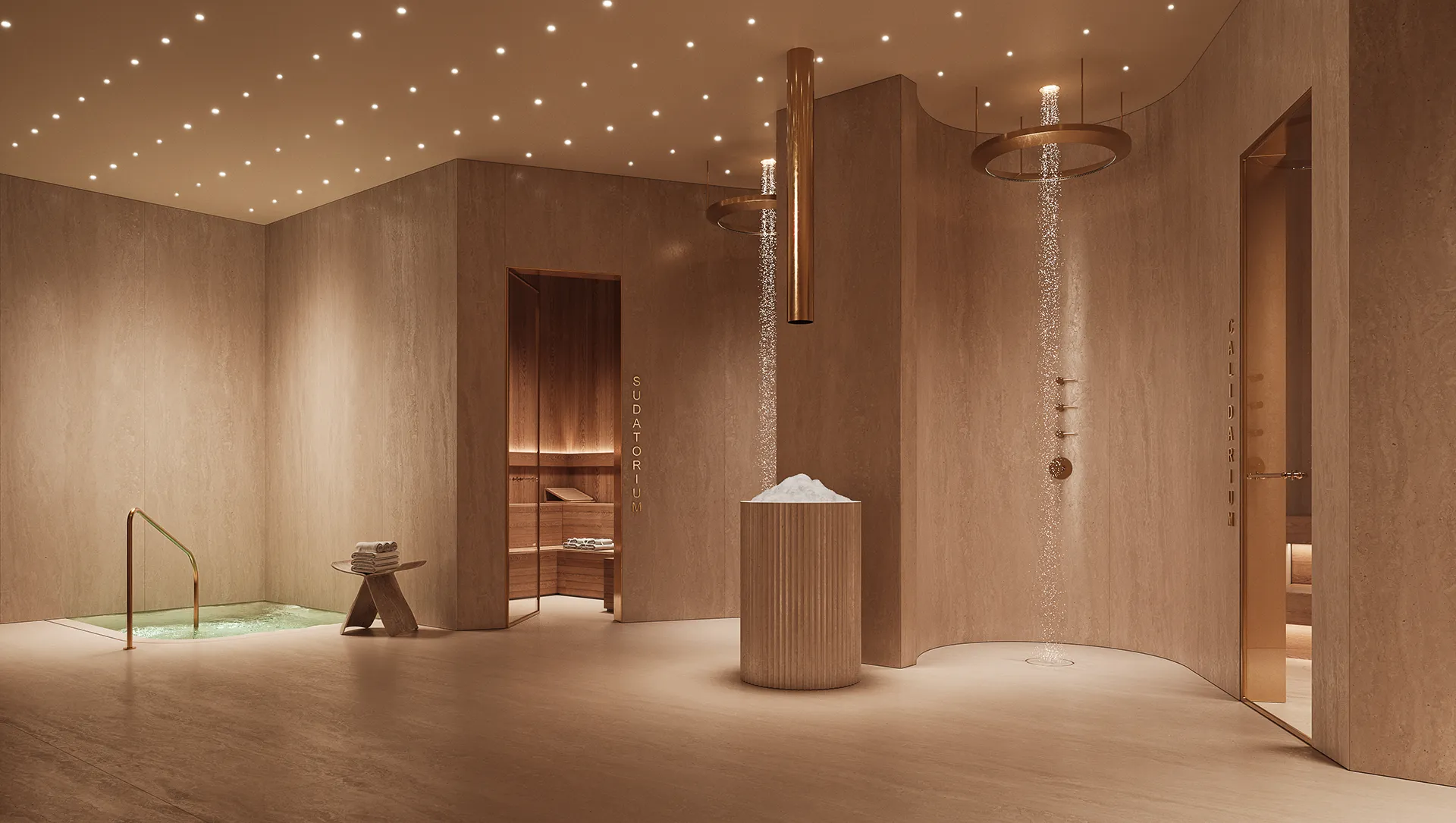 Four Seasons Coconut Grove wellness suite with sudatorium and calidarium