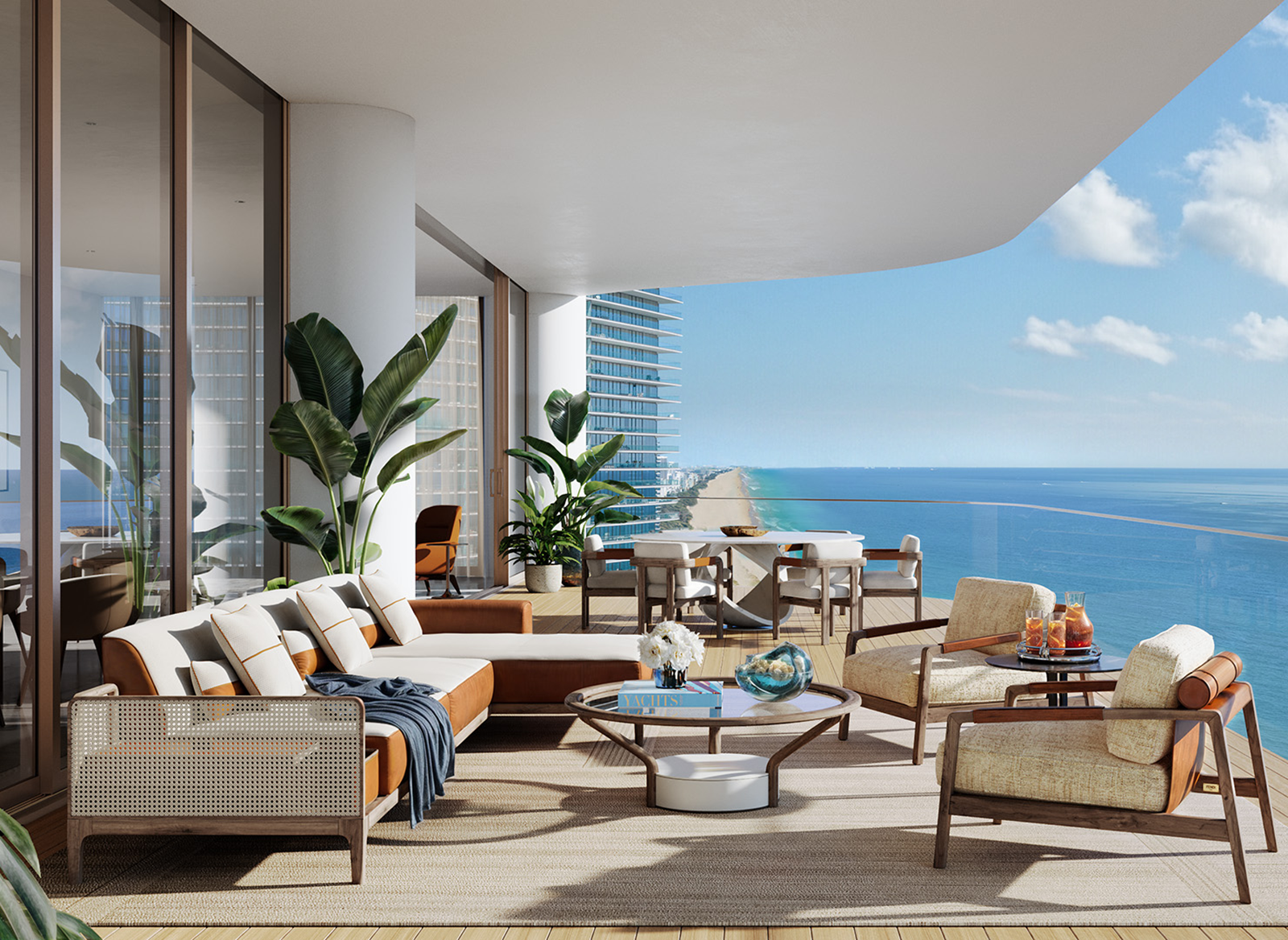Branded residence amenity rendering