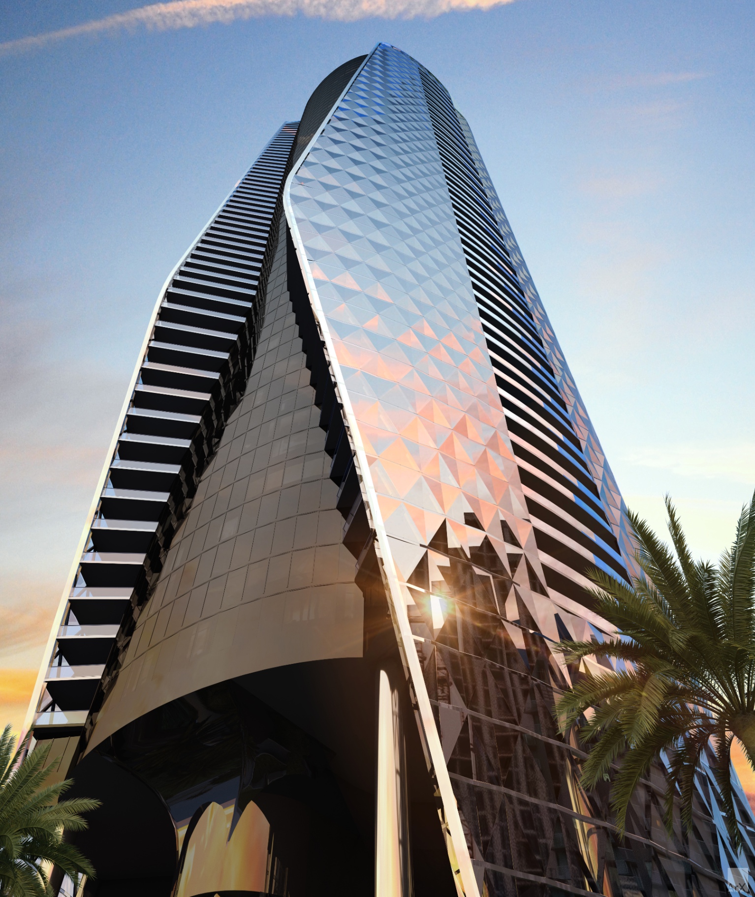 Bentley Residences tower in Sunny Isles Beach