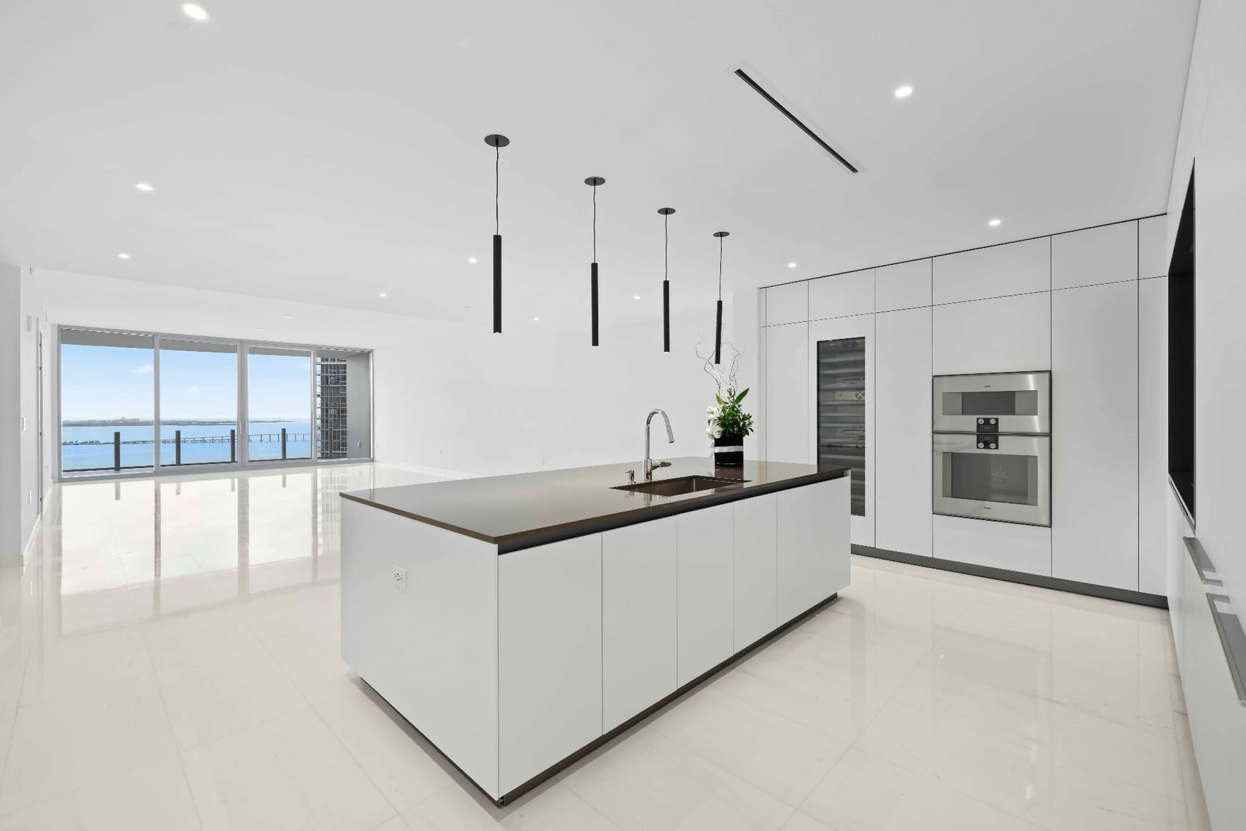 Aston Martin Residences Miami - Gourmet kitchen with Gaggenau appliances