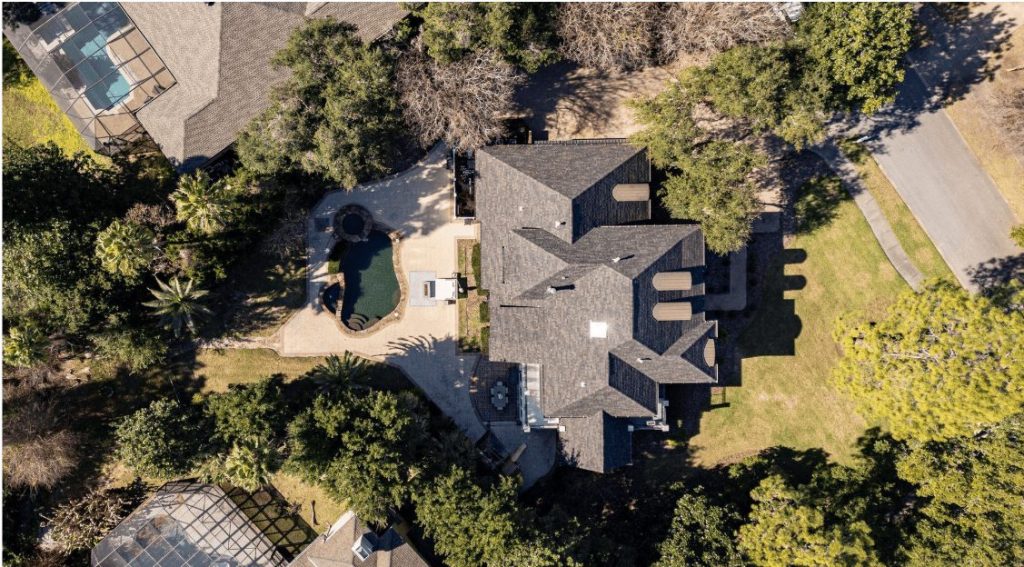 Destin Lowery home backyard