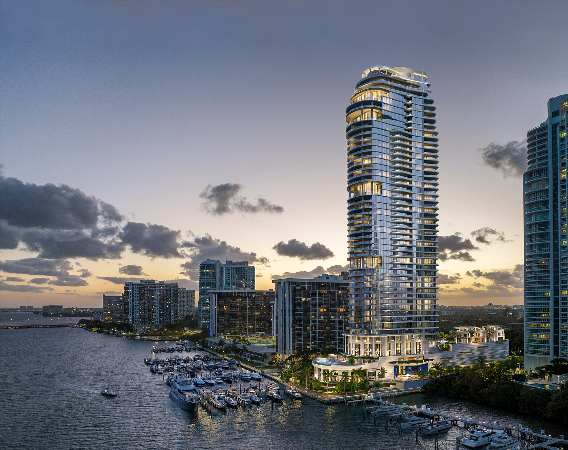 The St. Regis Residences, Miami — Brickell tower aerial