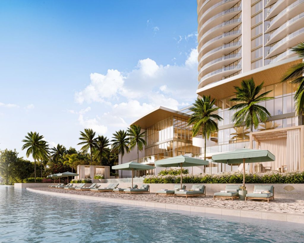 Mandarin Oriental Residences West Palm Beach interior rendering