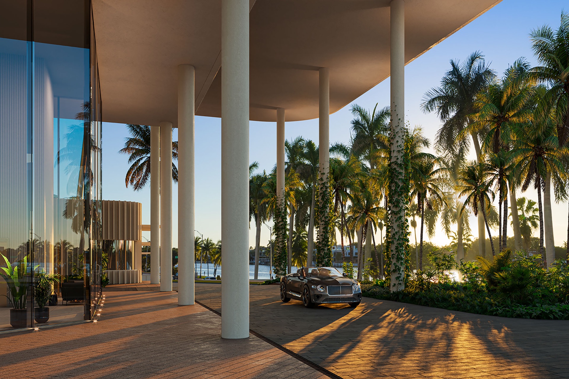 The Perigon Miami Beach residence floor plan rendering