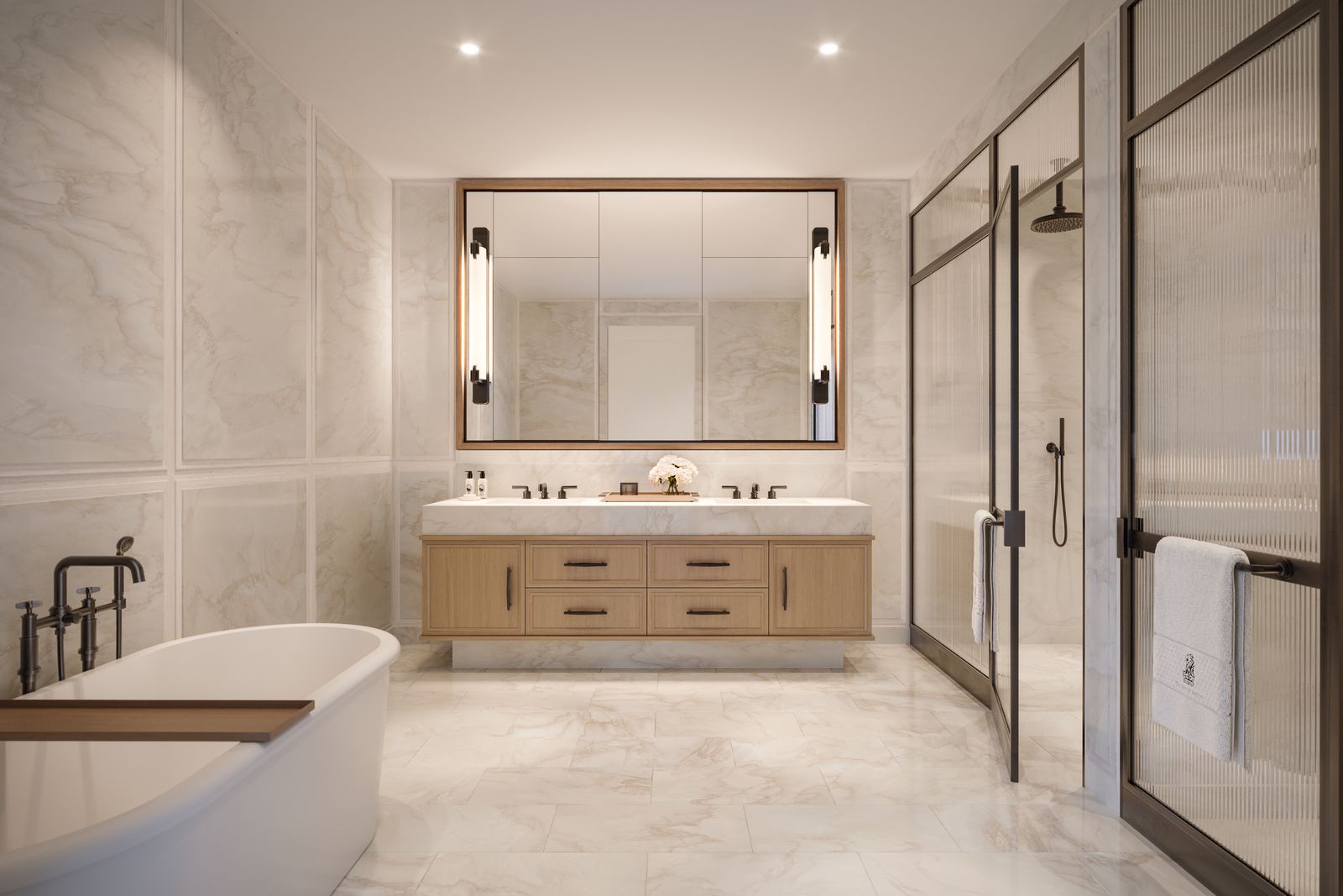 Ritz-Carlton Residences Fort Lauderdale spa-inspired bathroom