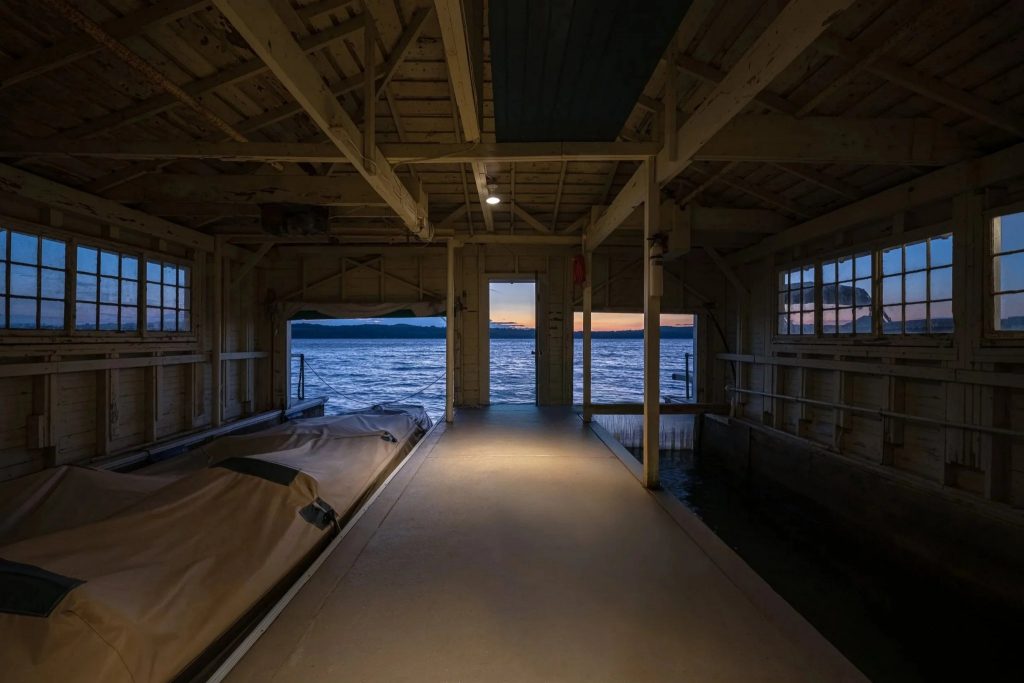 Shore Elms boathouse