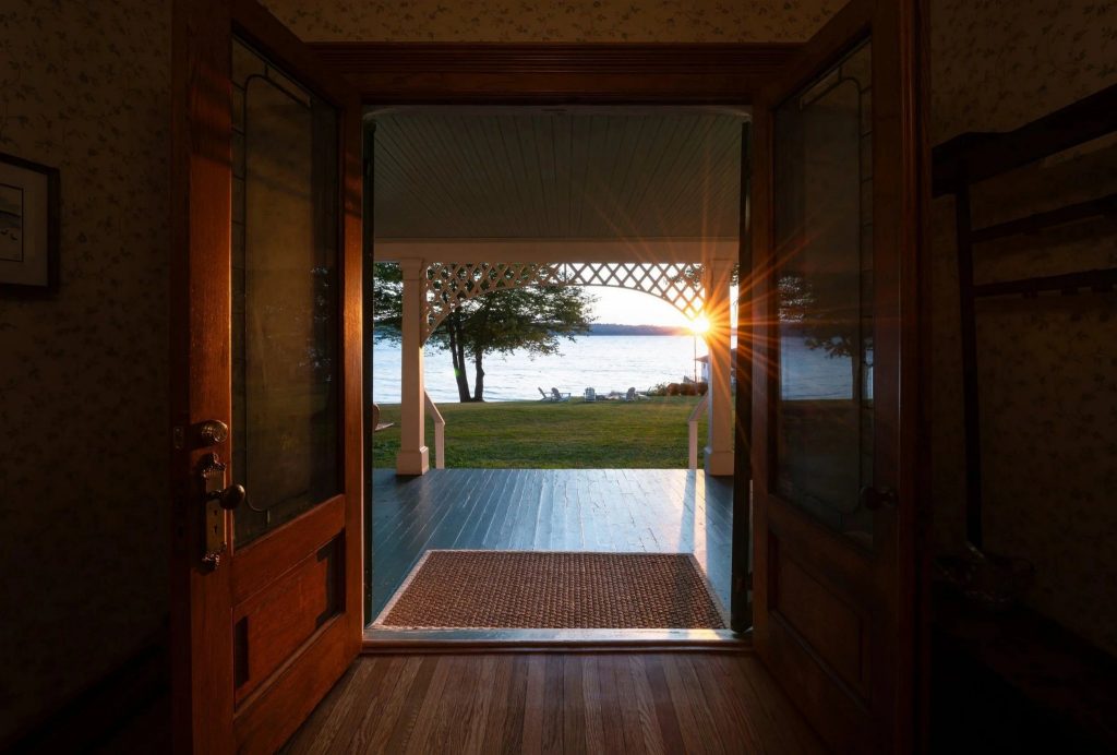 Shore Elms sunset view
