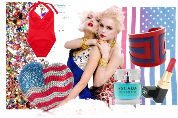 It’s Red, White and Blue with Escada, McQueen and Chanel