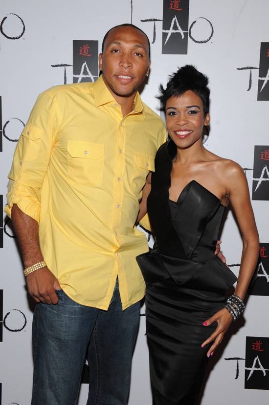 Shawn Marion and Michelle Williams