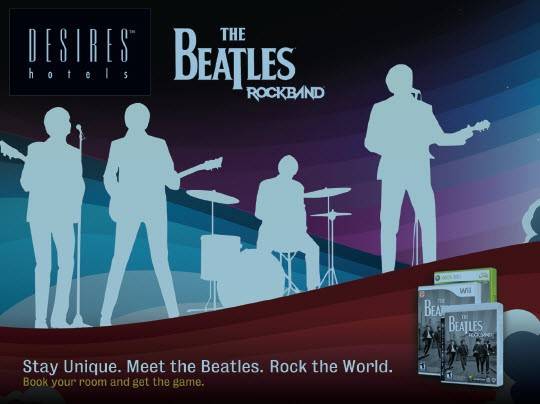 Haute Living Desires Hotels and Beatles rock band