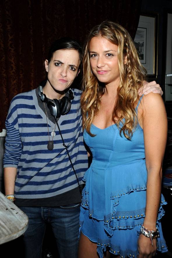 DJ Sam Ronson Charlotte Ronson attend the Charlotte Ronson Spring 2011 after party during Mercedes-Benz Fashion Week at Avenue on September 11, 2010 in New York City.