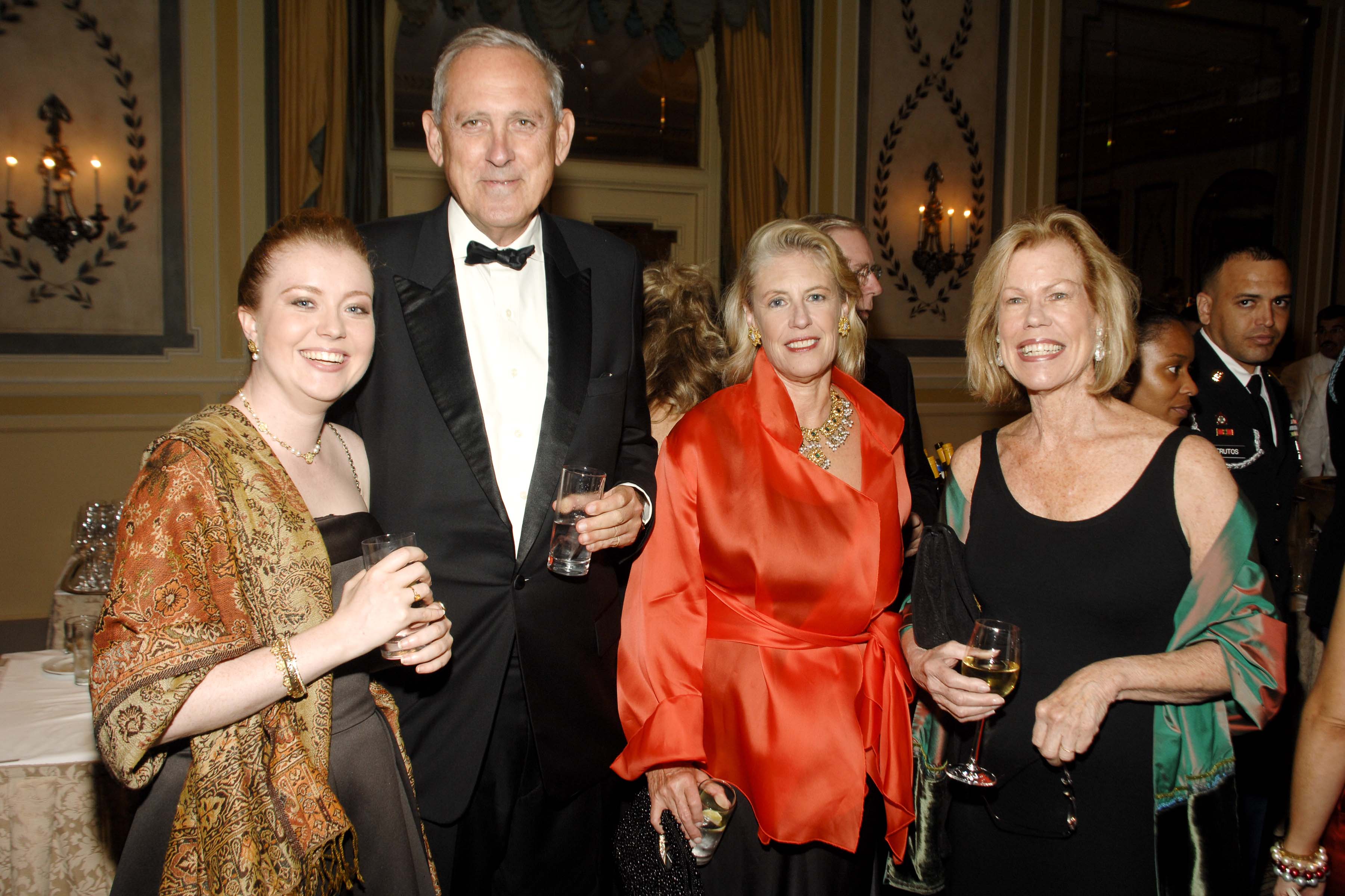 L to R Alidia Clagatt, Nick Drexel, Jackie Drexel, and Maris van Alen