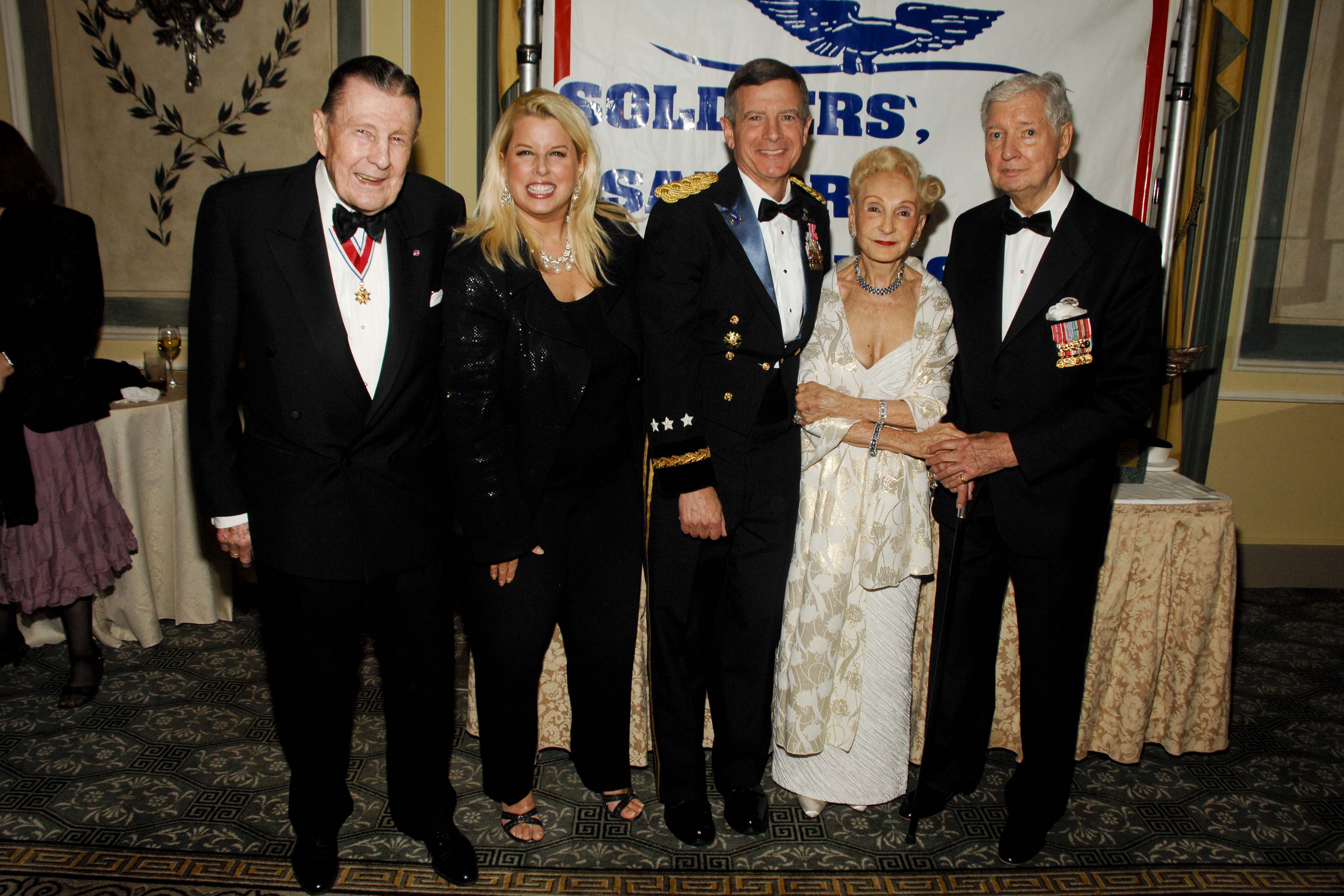 L to R Ivan Obolensky, Rita Cosby, General William J. Troy, Kate Wickham, and Dr. Robert Wickham