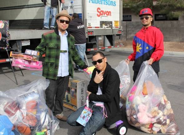 Jabbawockeez at KLUC Toy Drive