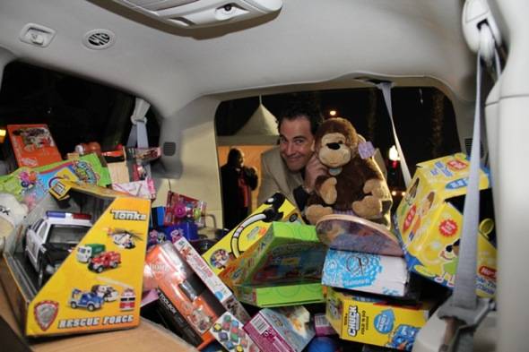 Vinny at KLUC Toy Drive