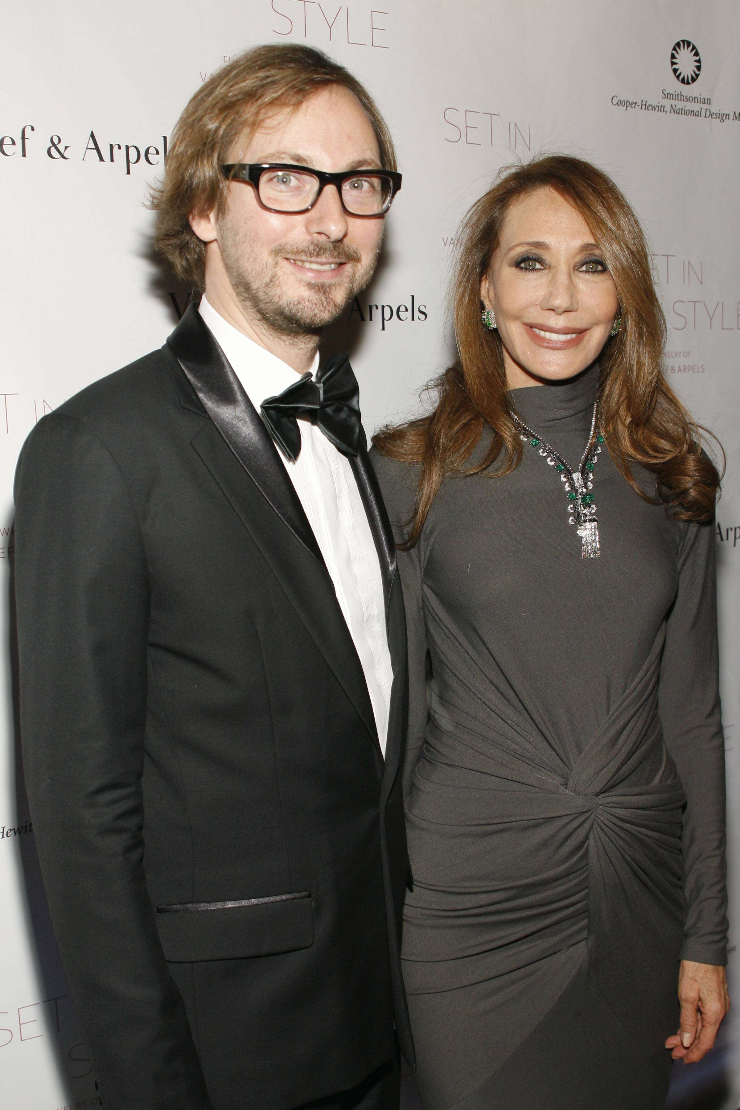 NicolasBos and Marisa Berenson at van cleef & arpels