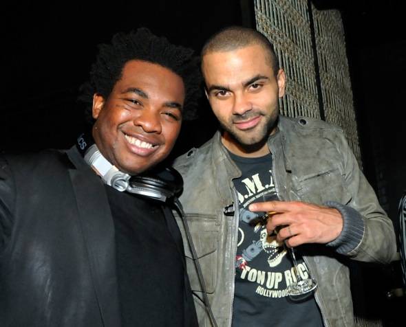 DJ Reach and Tony Parker at LAVO LV