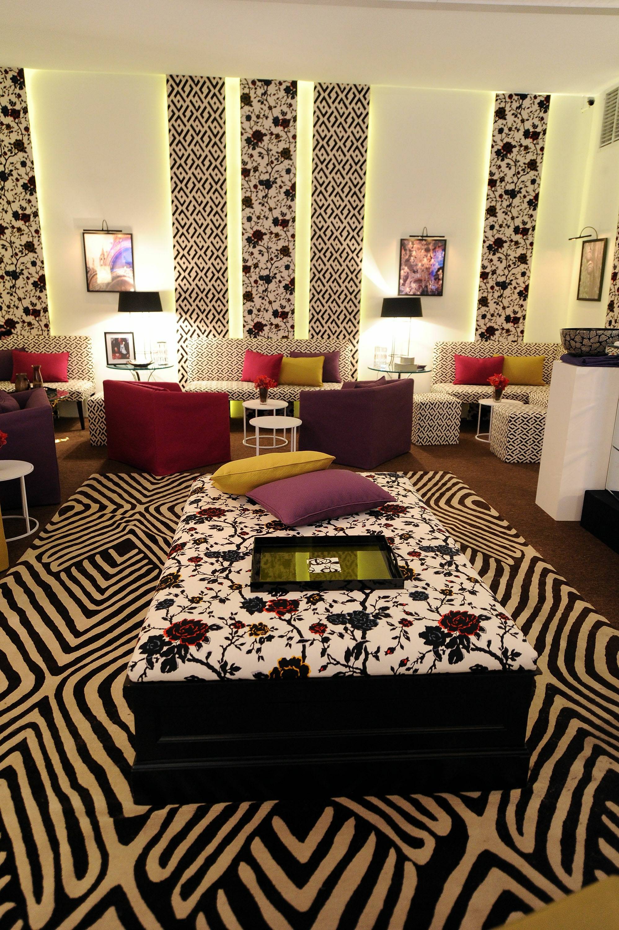 Inside the Mercedes-Benz Star Lounge by DVF