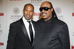 Jamie Foxx, Stevie Wonder