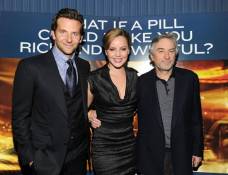 Actors Bradley Cooper, Abbie Cornish and Robert De Niro attend Relativity Media's world premiere of "Limitless" presented by Deleon Tequila at Regal Union Square Theatre, Stadium 14 on March 8, 2011 in New York City.