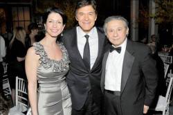 Executive Director Deborah Castillero, Dr. Mehmet Oz, and Tamer Seckin