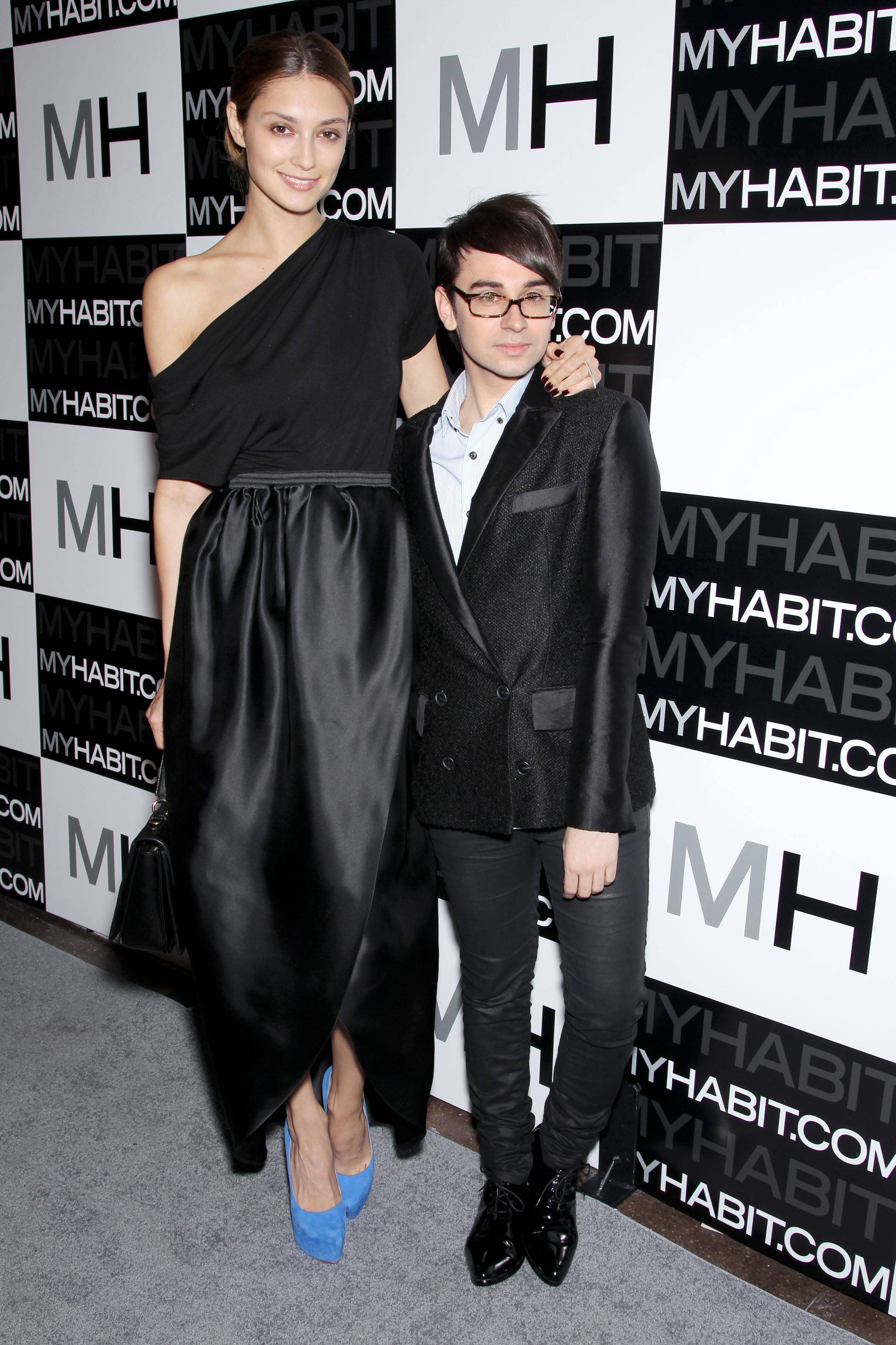 Christian Siriano with Model