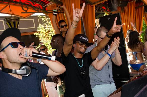 DJ Vice and Lupe Fiasco at TAO Beach