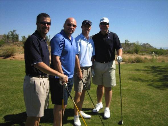 Event Co Chair – Robert Winter’s foursome (Robert is far right)