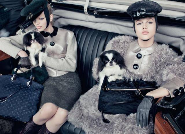 For its Fall/Winter 2010-11 Ad Campaign, Louis Vuitton Goes Glam