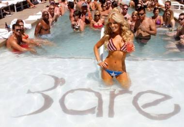 Haute Event Gretchen Rossi Flaunts An American Flag String Bikini At