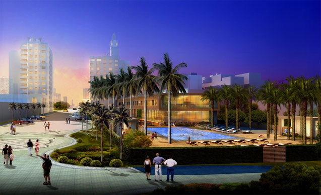 L.A. SLS Hotel Flies Over To Miami With A Little Help Of Lenny Kravitz and Philippe Strack