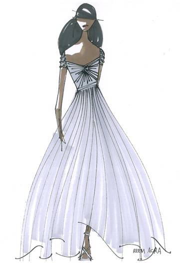 reem-acra wedding dress