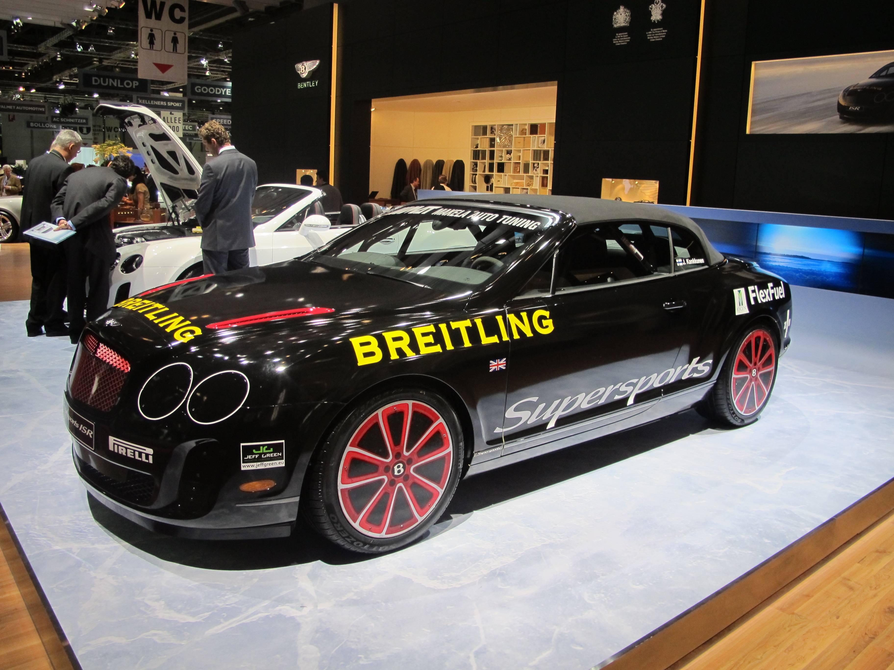 Geneva Motor Show - Bentley's Ice Record Breaking GTC
