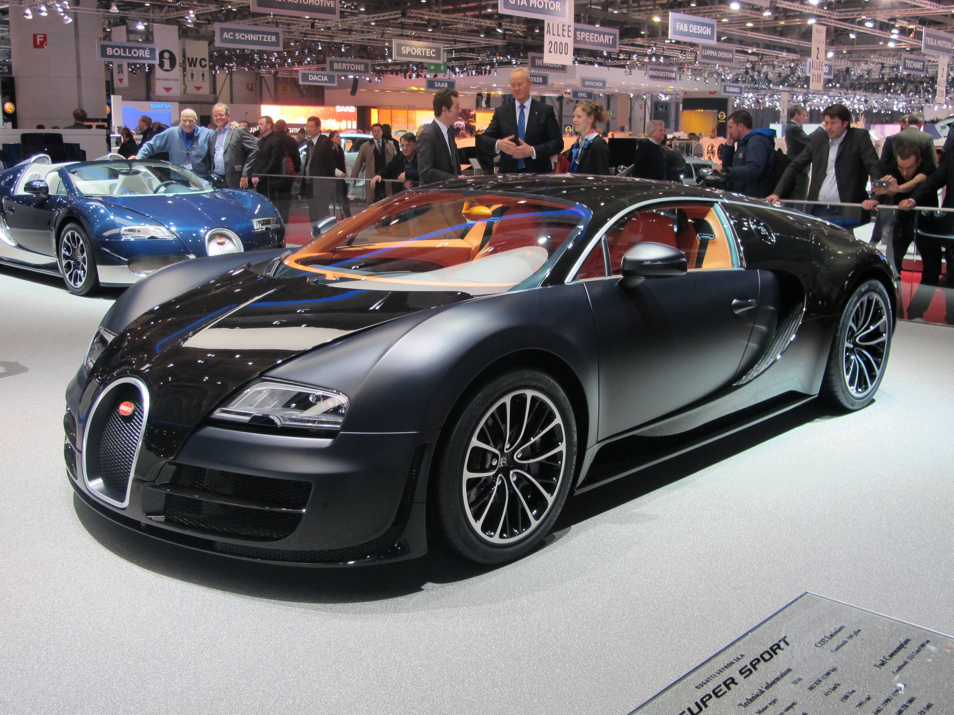 Geneva Motor Show - Bugatti's Speed Breaking Super Sport