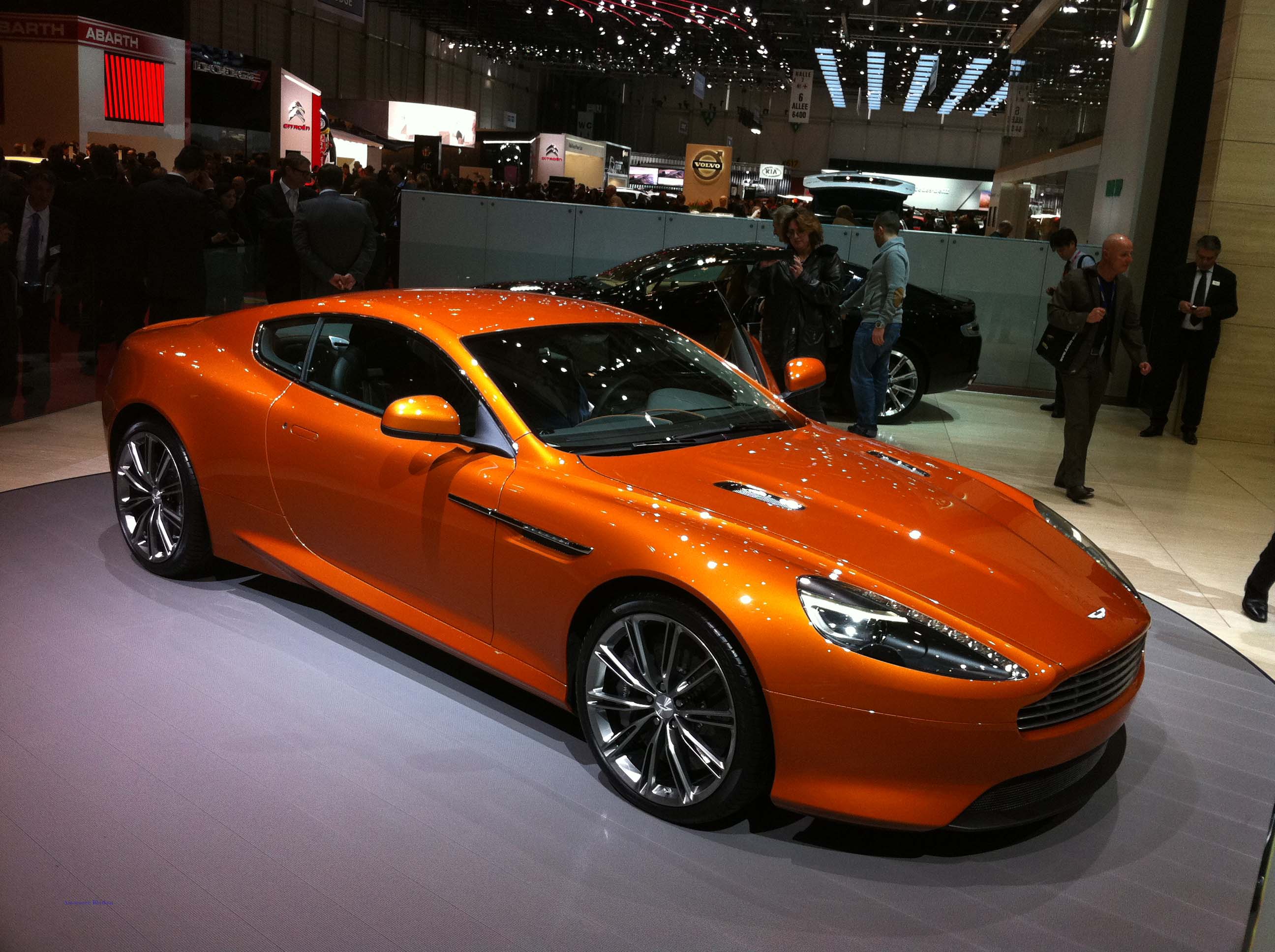 Geneva Motor Show. Aston Martin Virage
