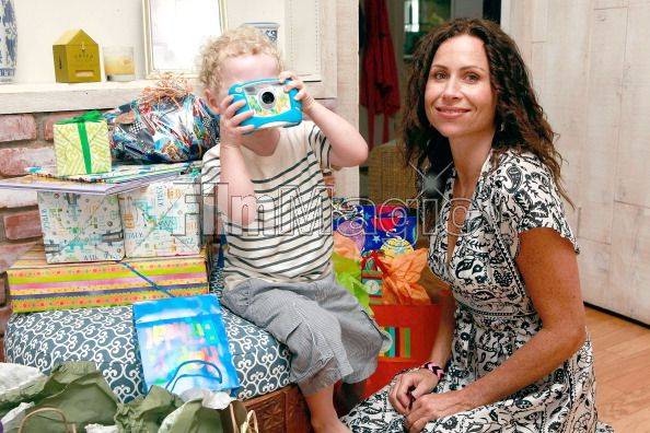 Minnie Driver and son Henry