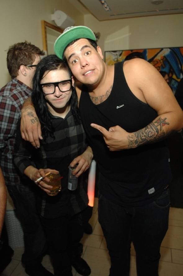 Skrillex with Ramirez Rome of Sublime with Rome.